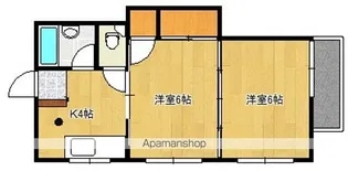 サンプラザ平澤【201号号室】の間取り