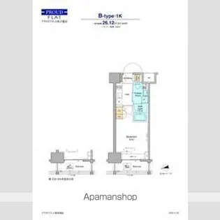 プラウドフラット西早稲田【3階】の間取り