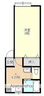 ビジュアルコート【B203号室】の間取り