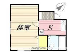 サポーレ北松戸【3階】の間取り