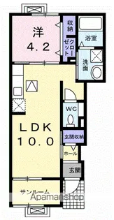 フリーデMFⅡ【1階】の間取り