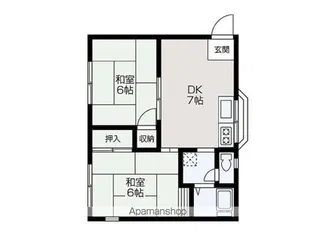 メルヘン【202号室】の間取り