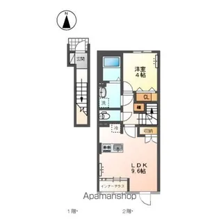 仮)東別所町アパートTR1013N1【2階】の間取り