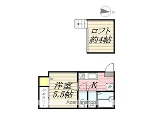 1-A ベネフィスタウン箱崎東Ⅰ 205【2階】の間取り