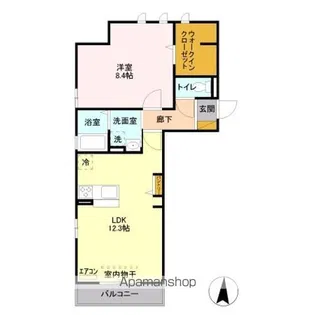 I.ヴィレッジSOUTH【2階】の間取り