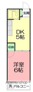パール厚木【2階】の間取り