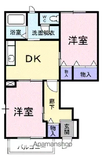 スターフィールド・Ⅰ【1階】の間取り