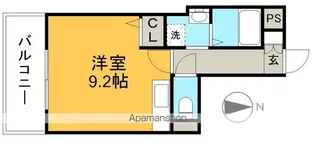 COCO北本町【4階】の間取り