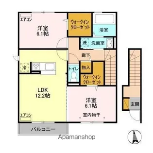 REGALO A【2階】の間取り