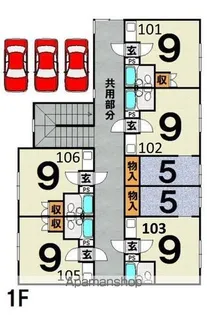 ラピュタ【206号室】の間取り