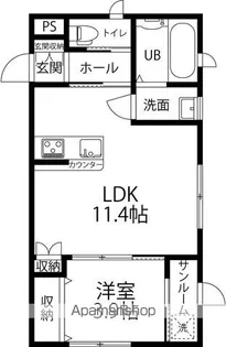 FOLGORE大成【203号室】の間取り