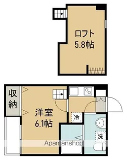 フルール・ド・スリジェ【1階】の間取り