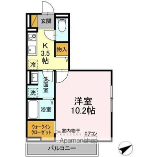 アルジャン【3階】の間取り