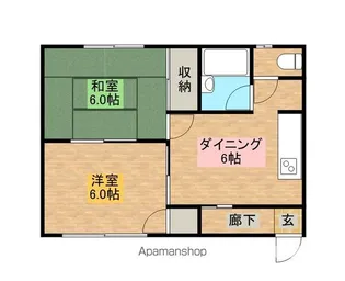 メイゾン青葉【2階】の間取り