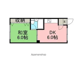 第2H・Sビル【203号室】の間取り