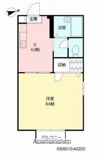 フォーブル堤【2階】の間取り