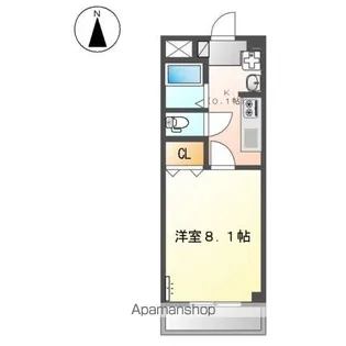 ビアンカあさひ【2階】の間取り