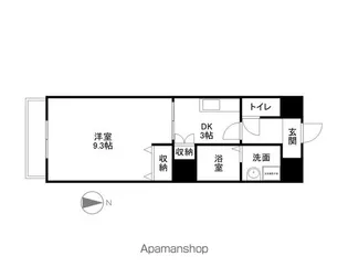 パンシオン千種【5階】の間取り