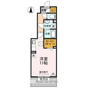 ボンジュール本陣【1階】の間取り