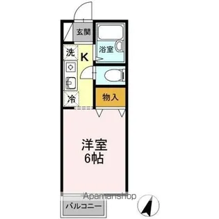 ドルフ北烏山 D【2階】の間取り