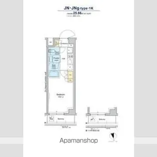 1Kの間取り画像