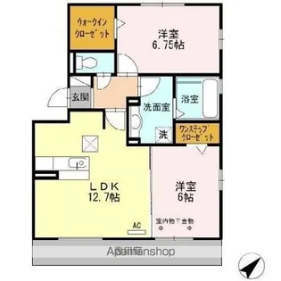 ル・クプル C棟【1階】の間取り