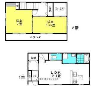 茨城県神栖市神栖3丁目【一戸建】の間取り