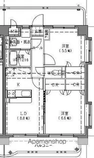 フルールY&A【205号室】の間取り