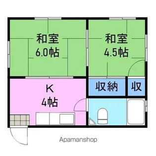 前田マンション【2階】の間取り
