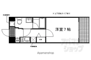 クレストコート二条城北【602号室】の間取り