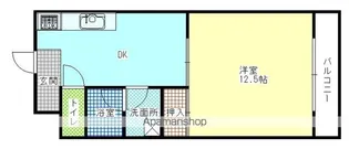 メゾン・ド・ソワール【109号室】の間取り
