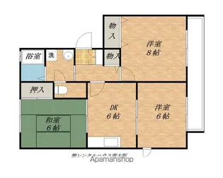 フォーエバーハイツ【2階】の間取り