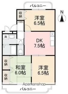 ディアコートK【105号室】の間取り