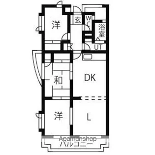 ヒルズ富士【2階】の間取り