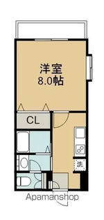 アグレアブルゴトウⅡ【108号室】の間取り