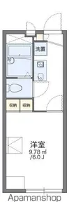 レオパレス堀川【108号室】の間取り