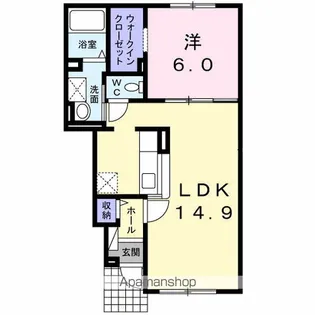 ルミエール【1階】の間取り