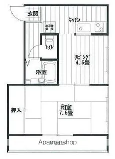フジパレス中町Ⅱ【303号室】の間取り
