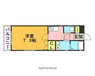 プレスト香住ヶ丘B棟【2階】の間取り