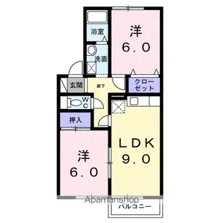 Nオウリガ【202号室】の間取り