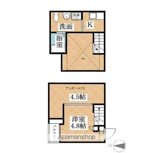 ヴィラ新福寺【103号室】の間取り