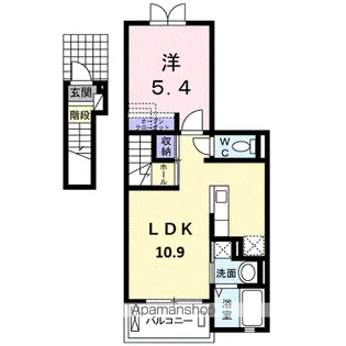 リバティ エイト【2階】の間取り