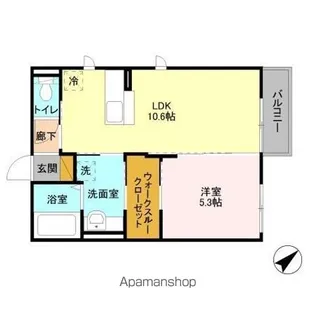 カーサ・エスペランサ【2階】の間取り