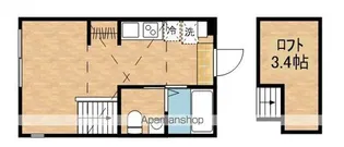リベルテ橋本【1階】の間取り