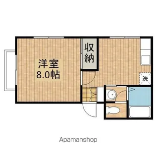 サンハイツ城西【301号室】の間取り