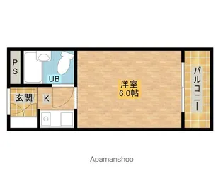 ノイブルグ【203号室】の間取り
