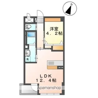 サンライズ西中田【1階】の間取り