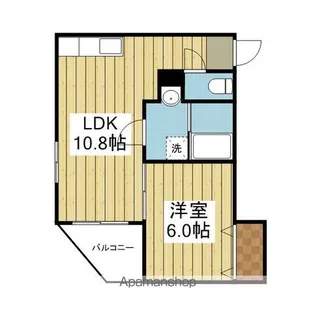 ロイヤルサンタ北久米【303号室】の間取り