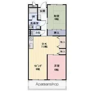 エクセル島崎【3階】の間取り