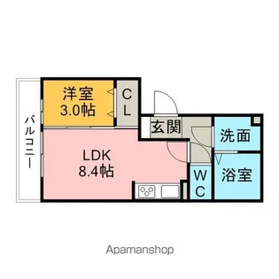 レグルス東刈谷【2階】の間取り